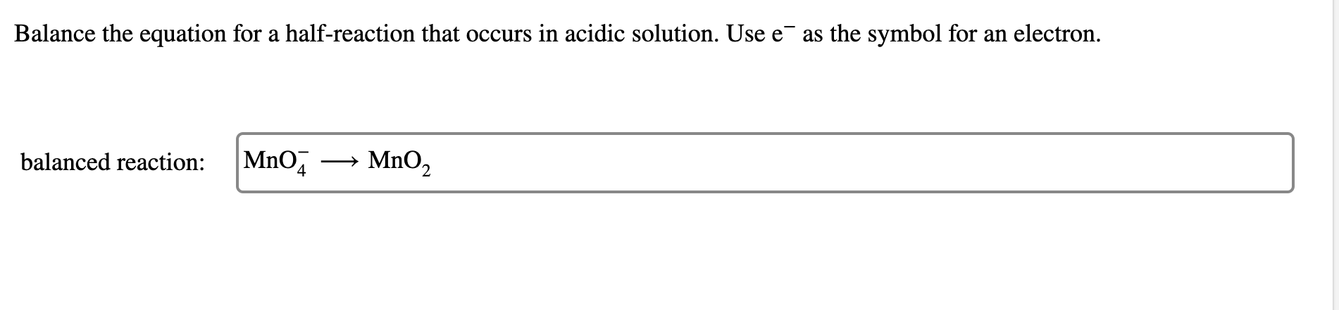 solved-write-the-half-reaction-equation-for-the-reduction-chegg