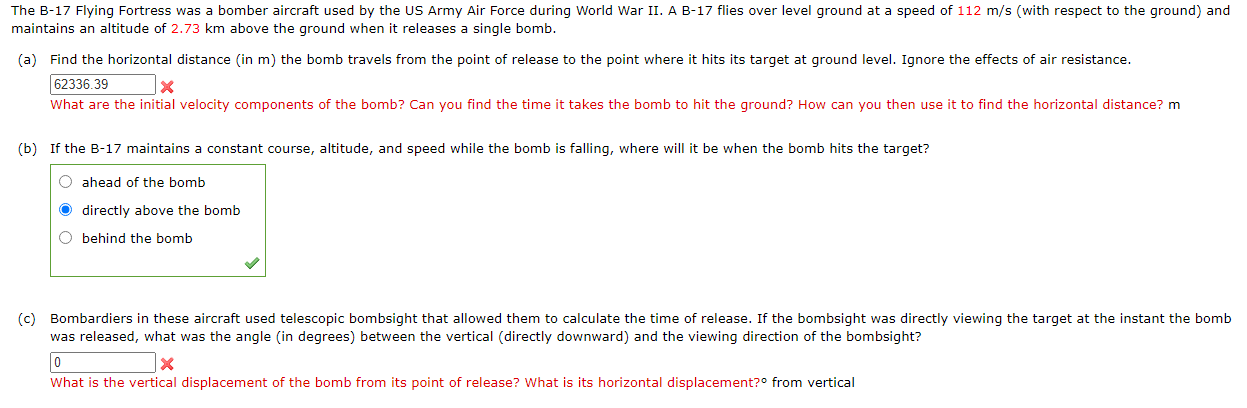 Solved The B-17 Flying Fortress Was A Bomber Aircraft Used | Chegg.com