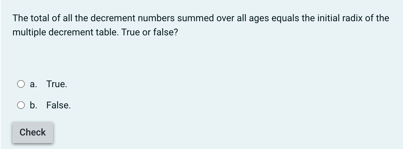 Solved The total of all the decrement numbers summed over | Chegg.com