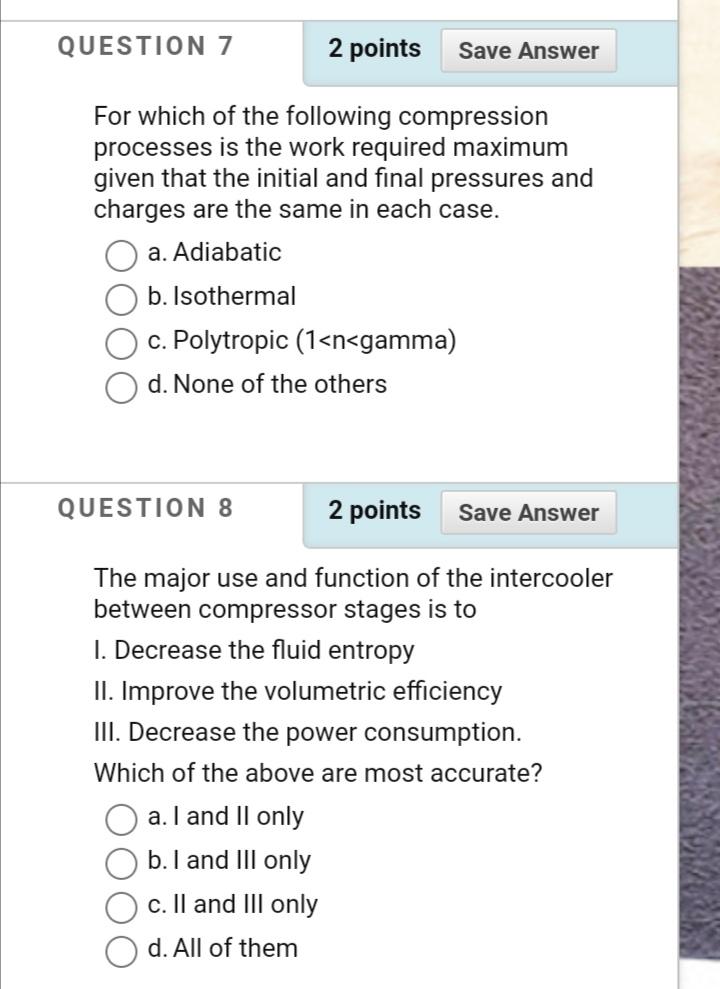Solved QUESTION 7 2 points Save Answer For which of the | Chegg.com