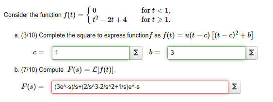 Solved F T Sin 5 T 4 For T 4 For T 4 Compute Chegg Com