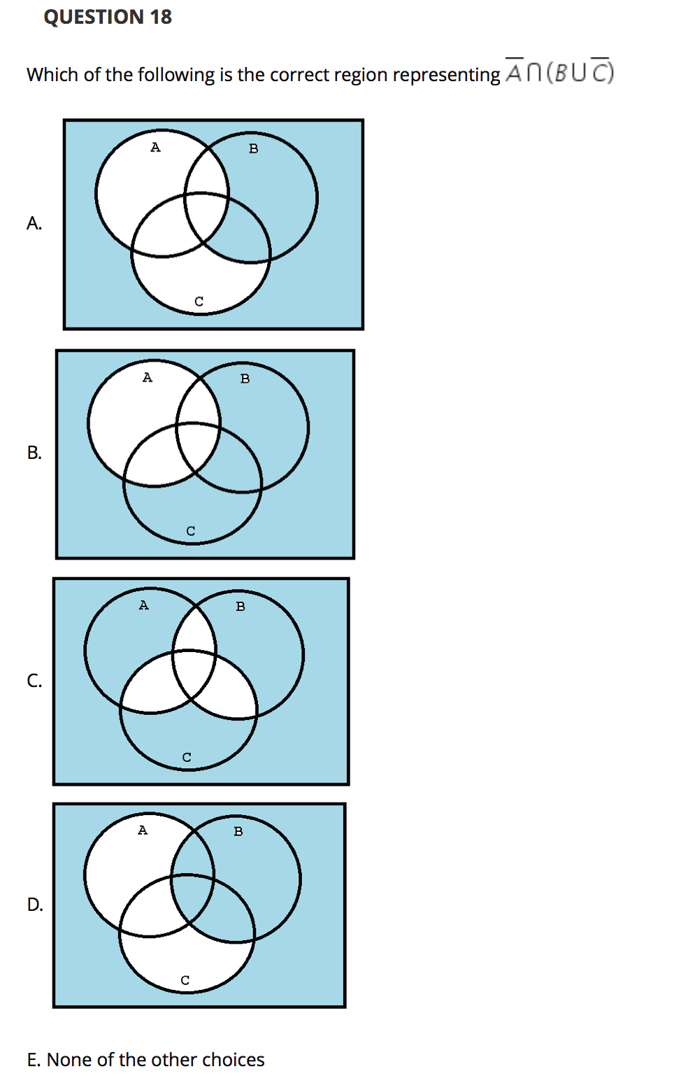 Solved QUESTION 18 Which of the following is the correct | Chegg.com