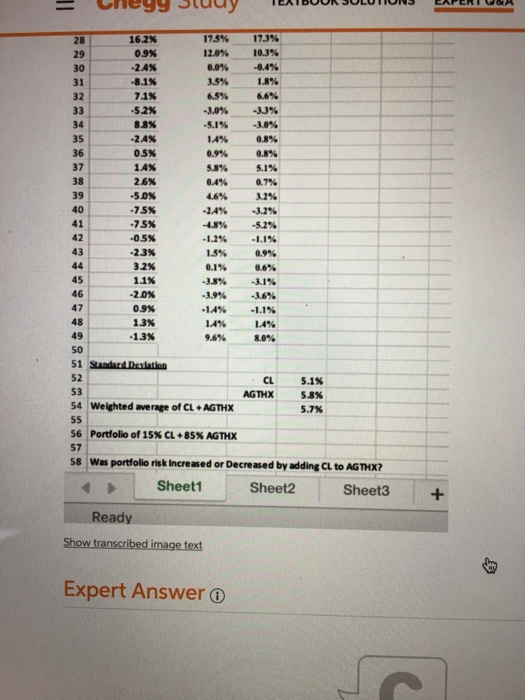 IN3310: INTERMEDIATE FINANCIAL ANALYSIS SPREADSHEET | Chegg.com