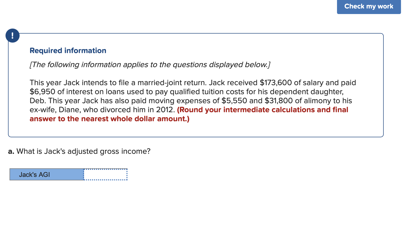Solved Check my work ! Required information [The following | Chegg.com