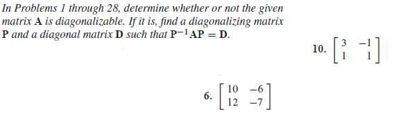 Solved In Problems 1 through 28 , determine whether or not | Chegg.com
