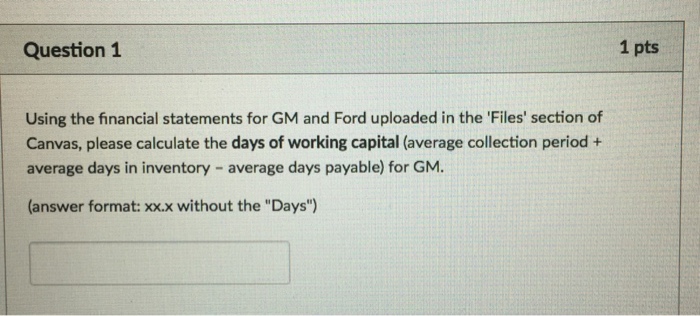 Solved General Motors Company Balance Sheet Income Statement | Chegg.com