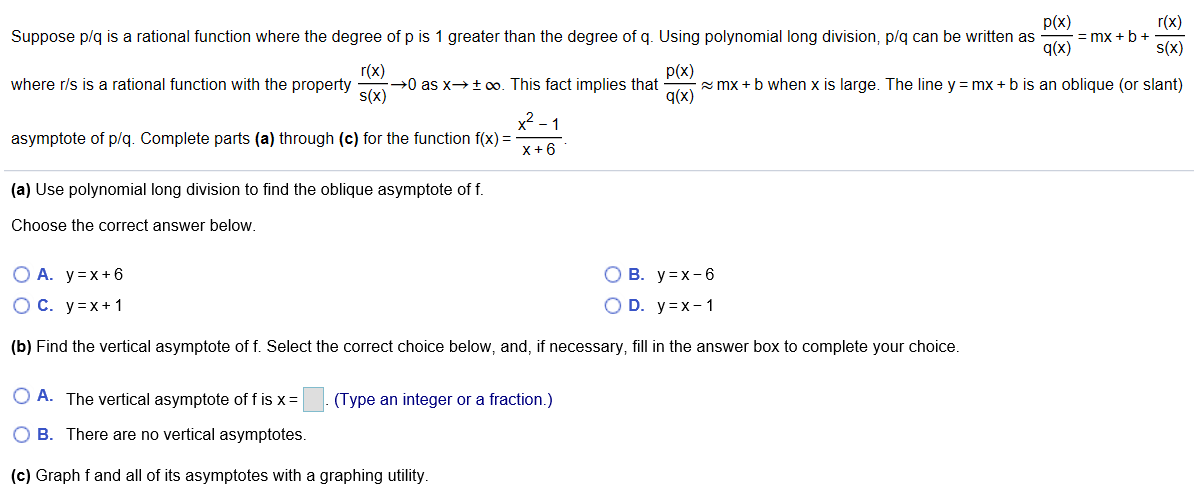 Solved Suppose P Q Is A Rational Function Where The Degre Chegg Com
