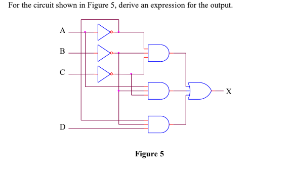 Solved For the circuit shown in Figure 5, derive an | Chegg.com