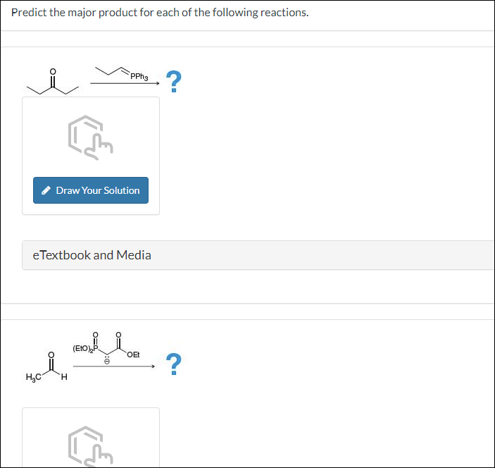 Solved Predict the major product for each of the following | Chegg.com