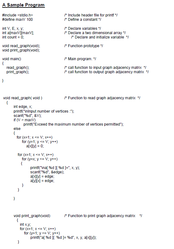 Write a C program to implement an algorithm based on | Chegg.com