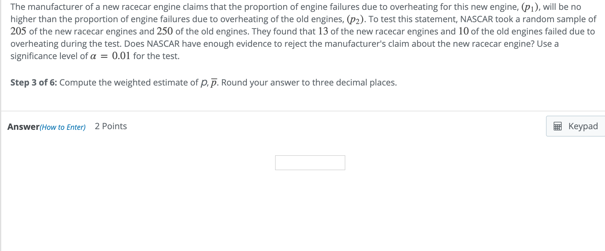 Solved The manufacturer of a new racecar engine claims that