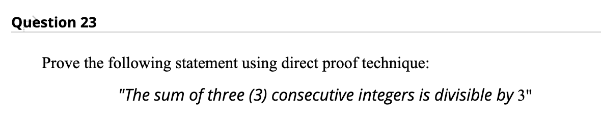 Solved Question 22 (2 pts each) 1) Decide which of the | Chegg.com
