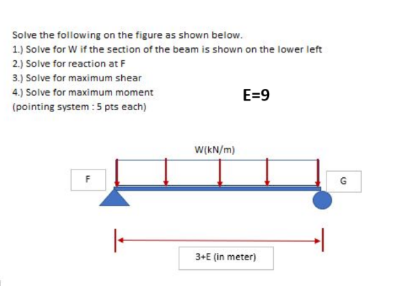 Solved Solve the following on the figure as shown below. 1.) | Chegg.com