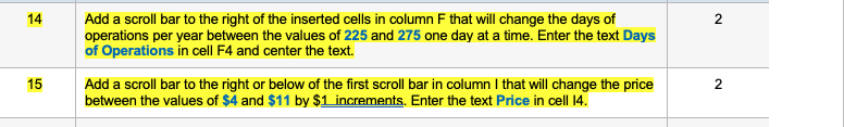Solved 10 11 Create a data table in the range F5:N22. The | Chegg.com