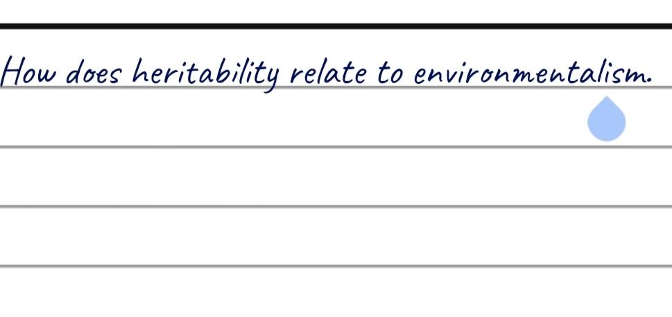 How Does Heritability And Environment Work Together