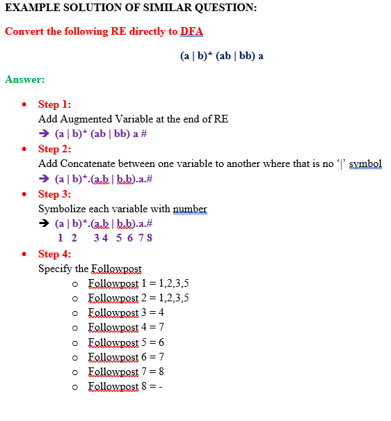 Convert The Following RE Directly To DFA (You Can See | Chegg.com