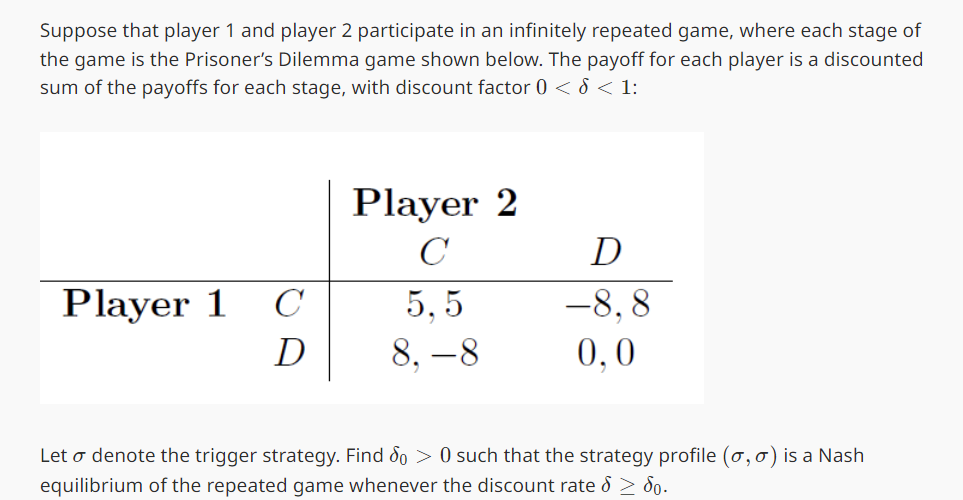 Solved Suppose That Player 1 And Player 2 Participate In An | Chegg.com