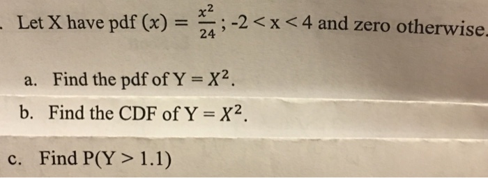 Solved 2 Let X have pdf (x) --:-2