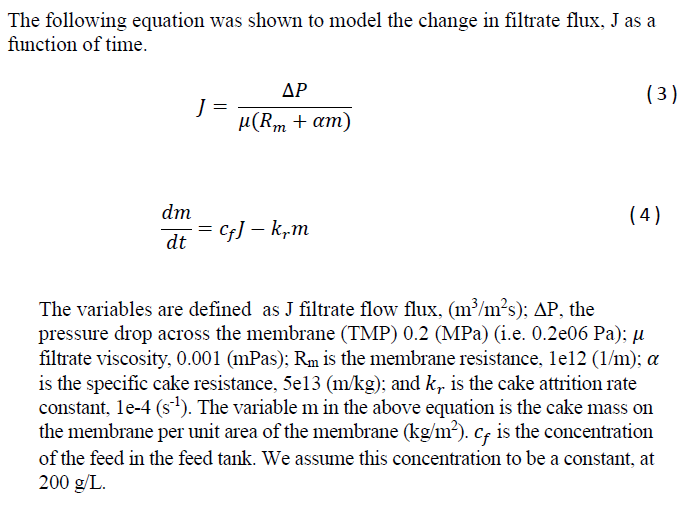 Filtration Flux Formula at Sarah Sommers blog