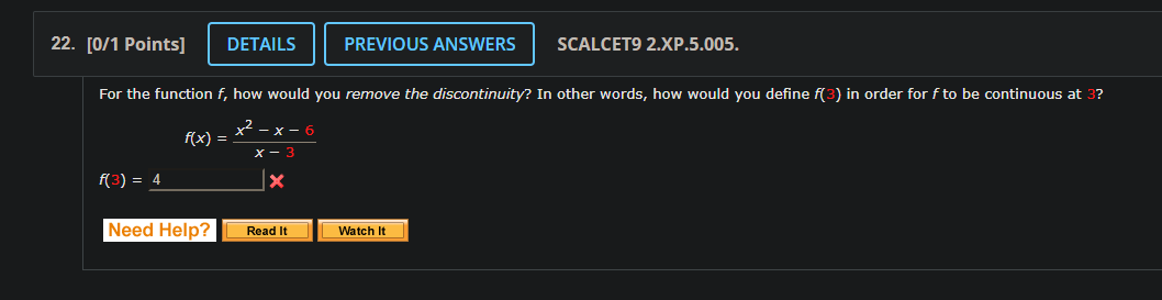 Solved 22. [0/1 Points] DETAILS PREVIOUS ANSWERS SCALCET9 | Chegg.com