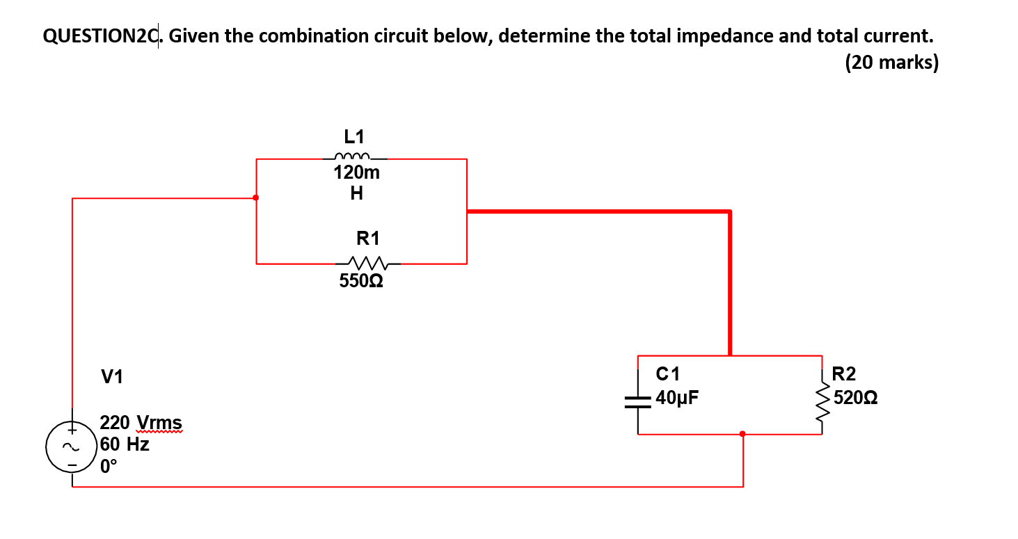 Solved QUESTION2. Given The Combination Circuit Below, | Chegg.com