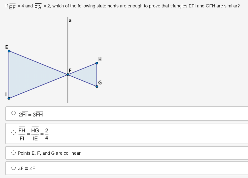 Solved If Ff 4 And Fg 2 Which Of The Following State Chegg Com