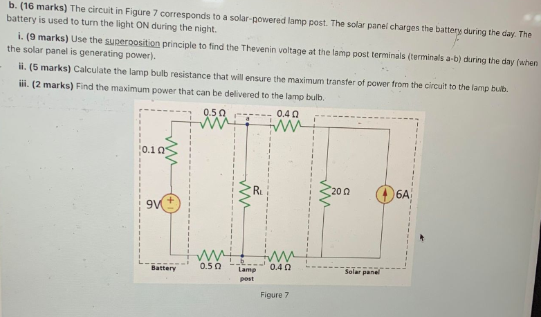 Solved a. (12 marks) For the circuit shown in Figure 6, use | Chegg.com
