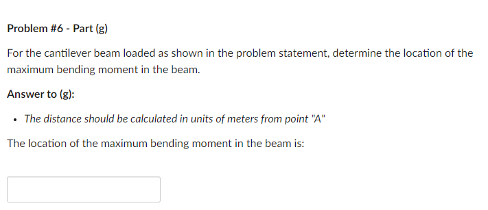 Solved A cantilever beam is loaded as shown in the figure | Chegg.com