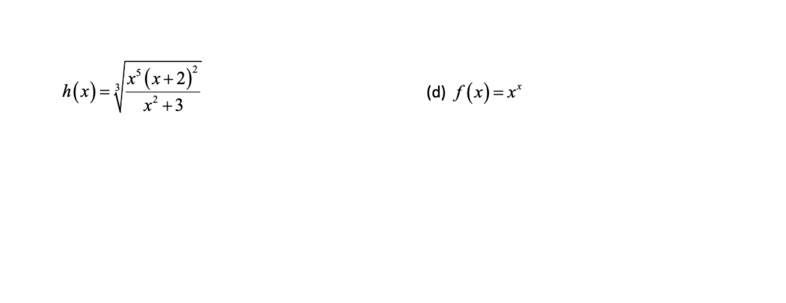 Solved Calculus 1 derivative exercises. Chain rule, | Chegg.com