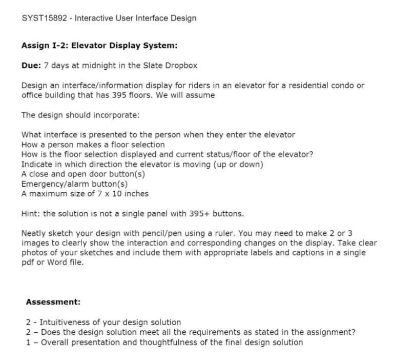 Solved Subject: Interactive User Interface Design NOTE: Just | Chegg.com