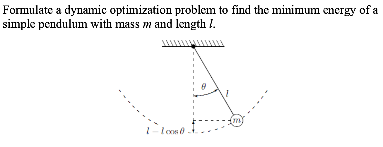 Solved Formulate a dynamic optimization problem to find the | Chegg.com
