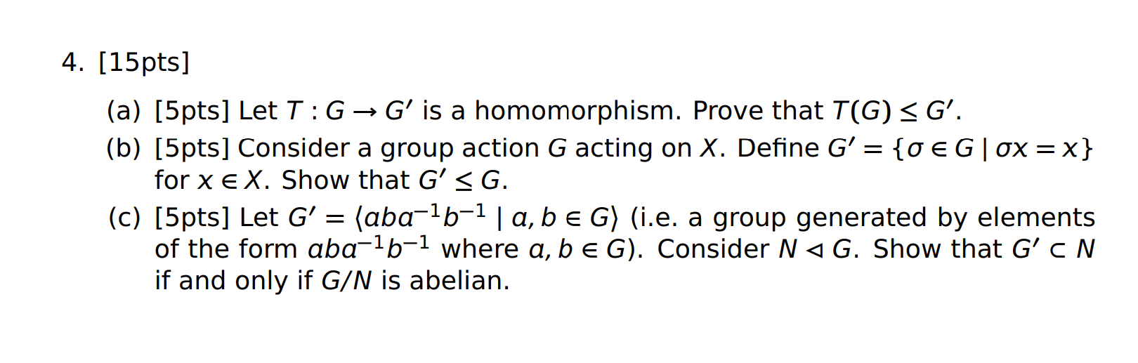 Solved Notation Hsg His A Subgroup Of G Hag H Is A N Chegg Com