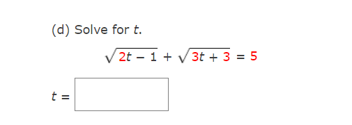 Solved Solve each of the following equations for x. (Enter | Chegg.com