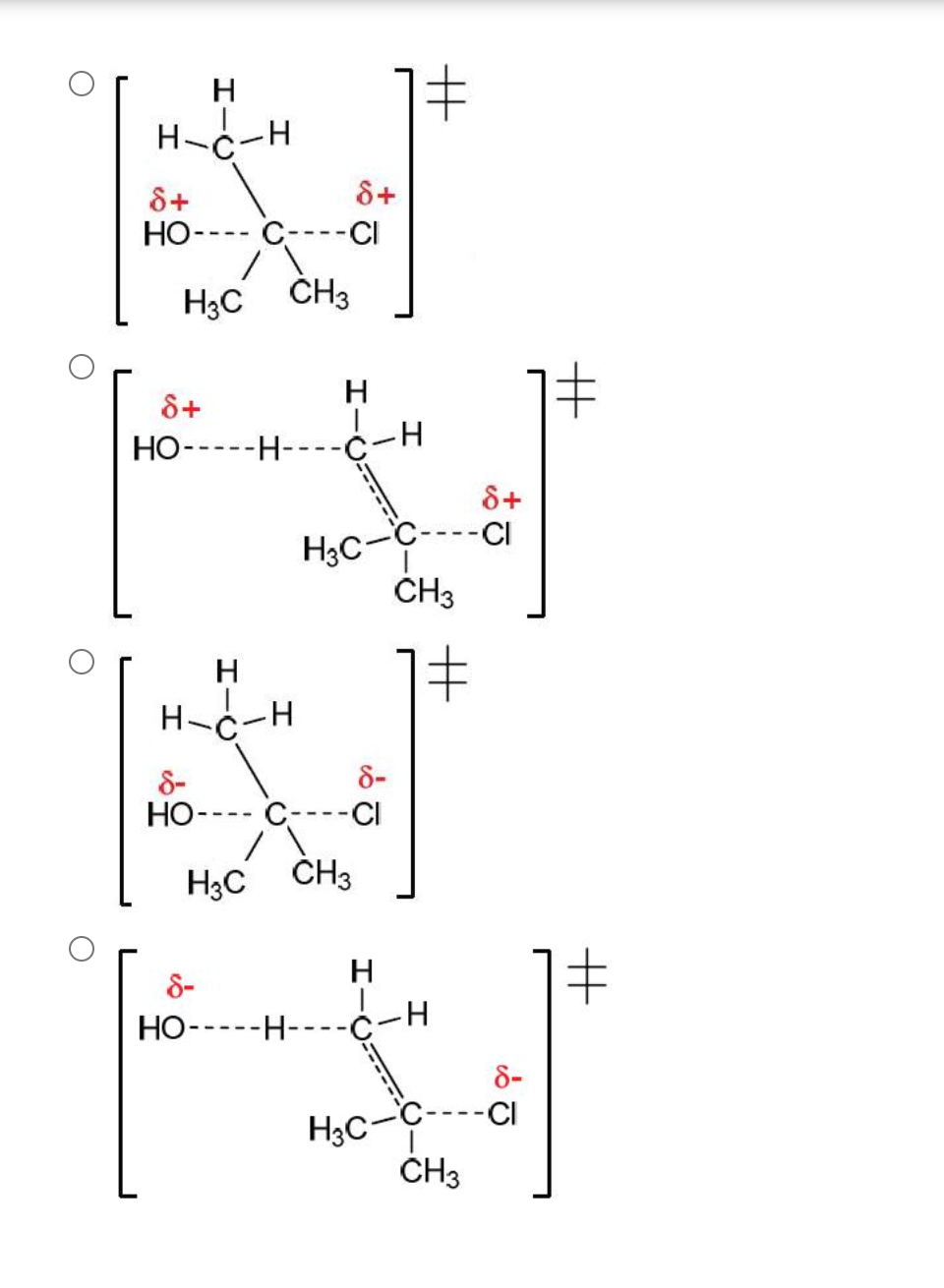 Solved 1. Identify the transition state for the