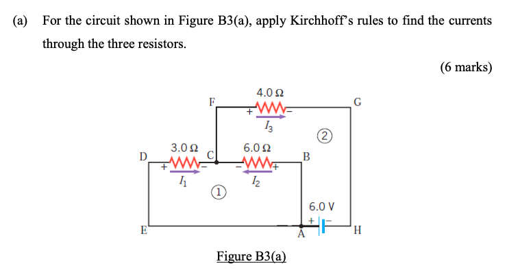 Solved (a) For the circuit shown in Figure B3(a), apply | Chegg.com