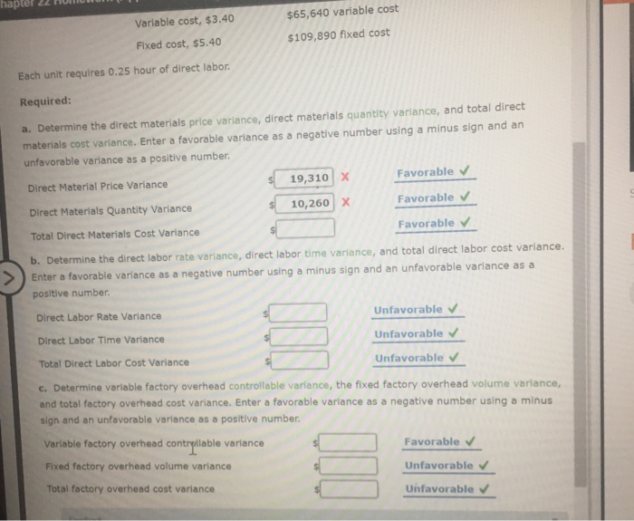 Solved Direct Materials, Direct Labor, and Factory Overhead