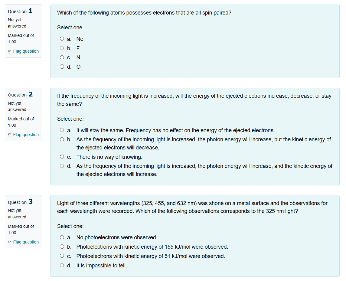 Solved Question 1 Not yet answered Marked out of 1.00 Flag | Chegg.com