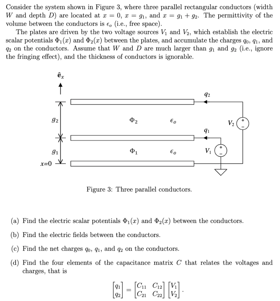 Solved Consider the system shown in Figure 3, where three | Chegg.com