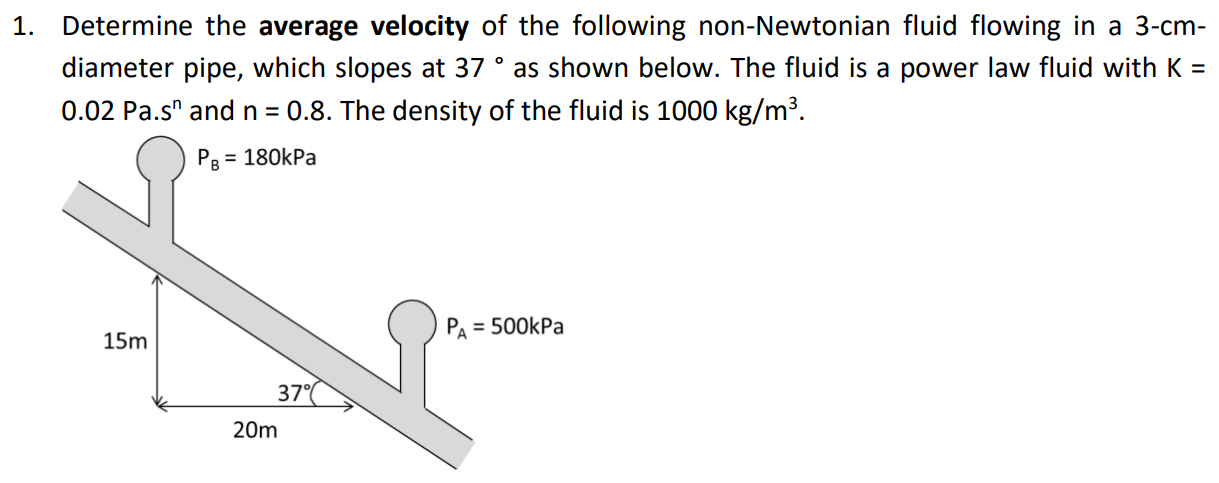 Solved 1. Determine the average velocity of the following | Chegg.com