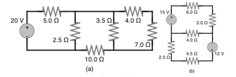 Solved Use Kirchhoff’s Laws to solve for the currents in the | Chegg.com