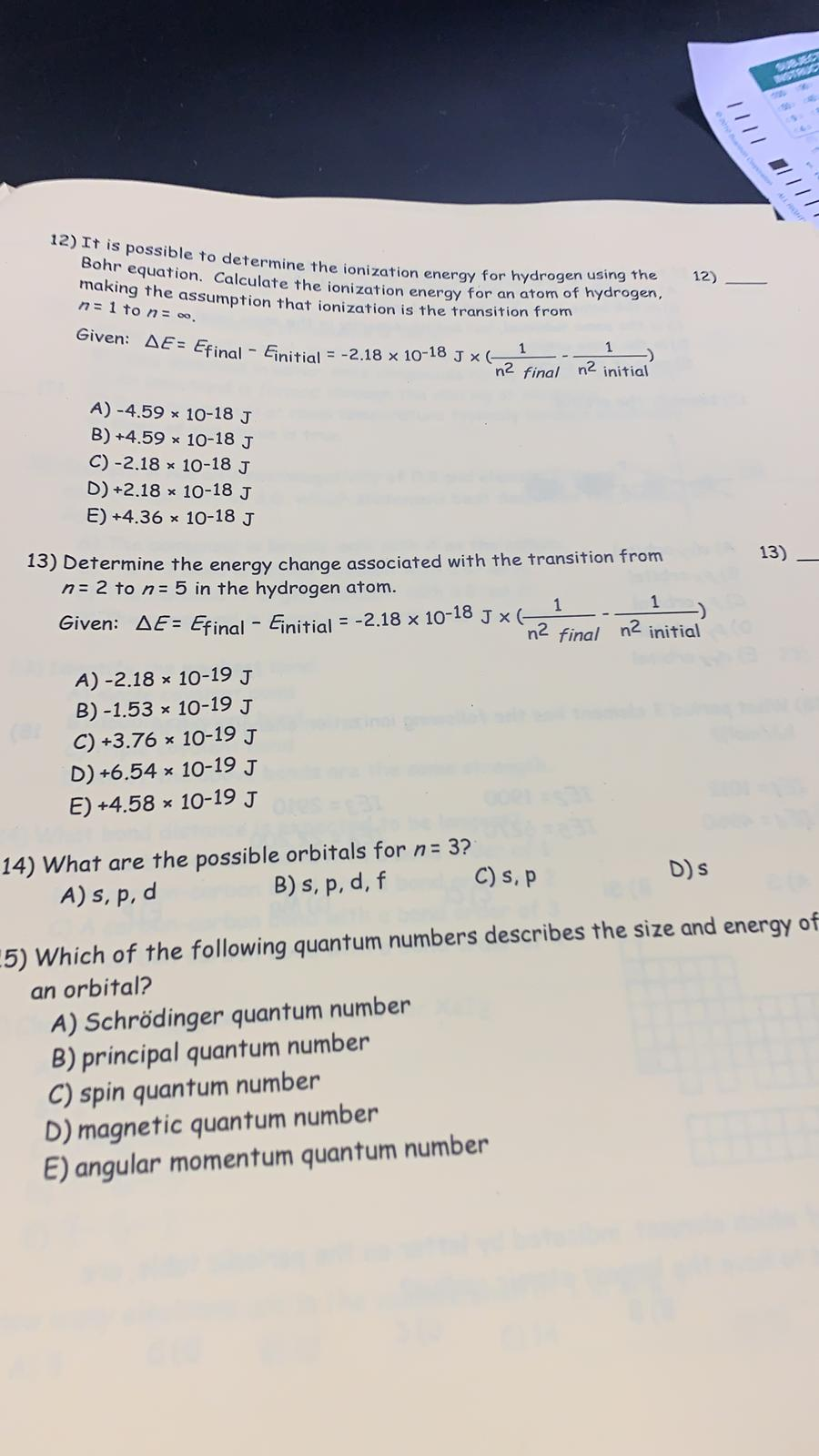 Ionization Energy Of Hydrogen