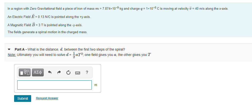 Solved In A Region With Zero Gravitational Field A Piece Chegg Com