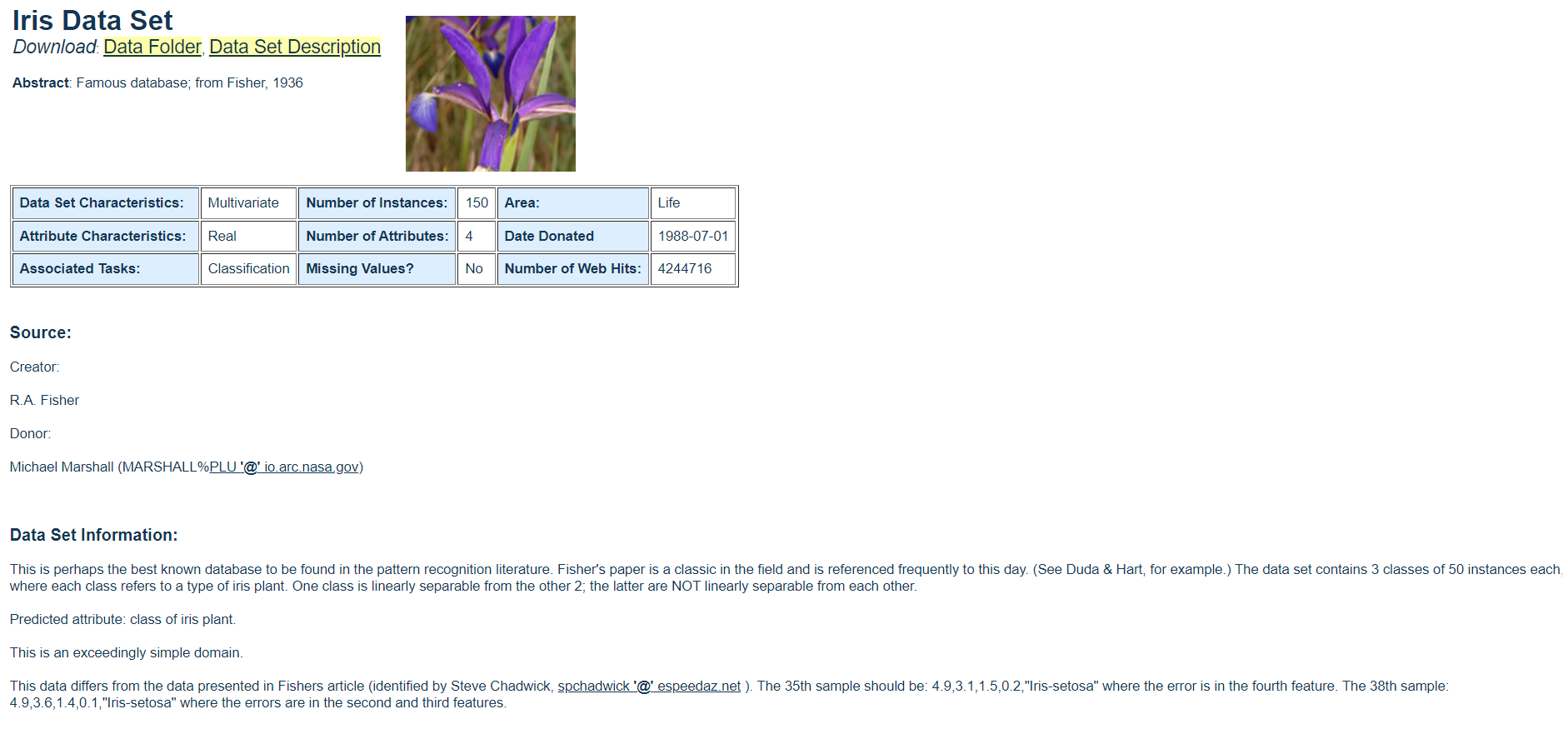 Python/Numpy basics Download Iris Dataset from here. | Chegg.com