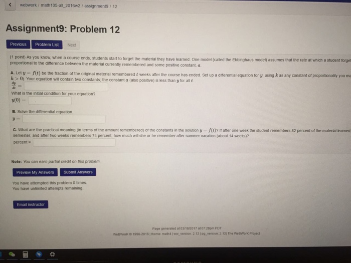 Solved As you know, when a course ends students start to | Chegg.com