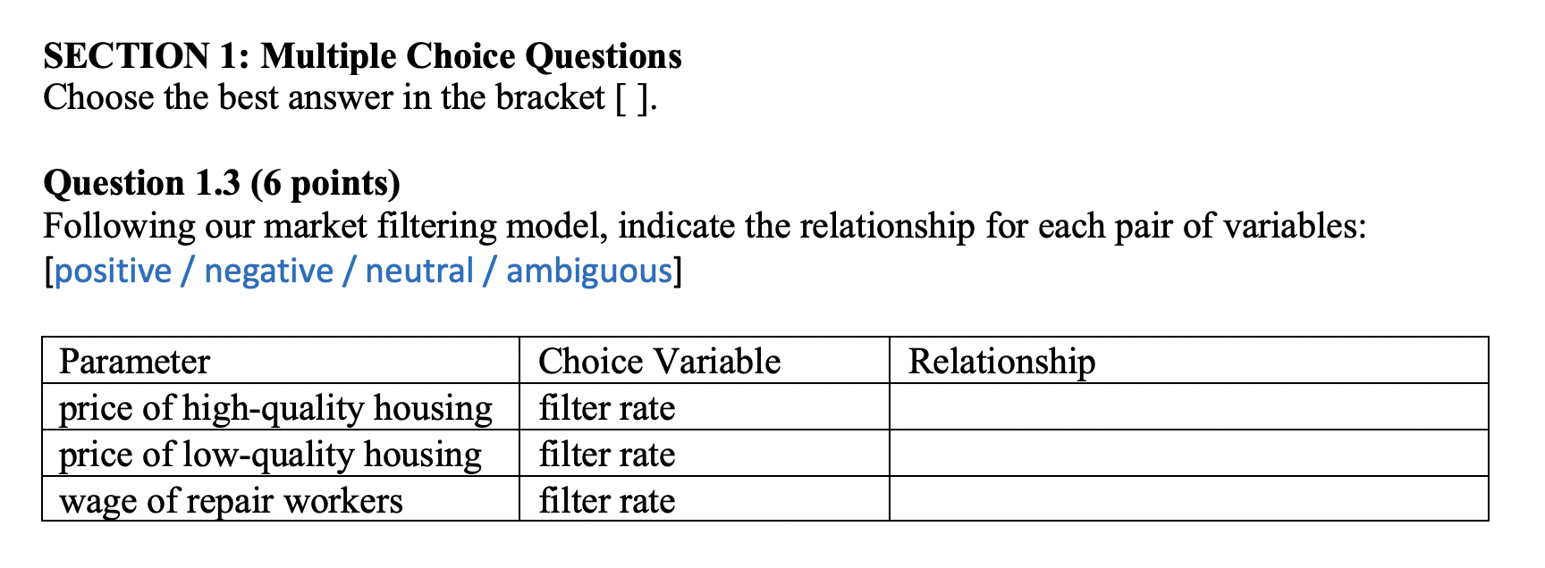 Solved SECTION 1: Multiple Choice Questions Choose the best | Chegg.com