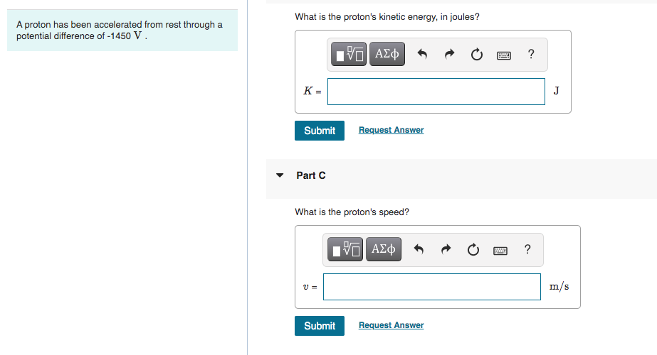 rest energy of proton in joules