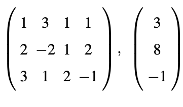 Solved Linear Algebra. Determine if the vector is in the | Chegg.com