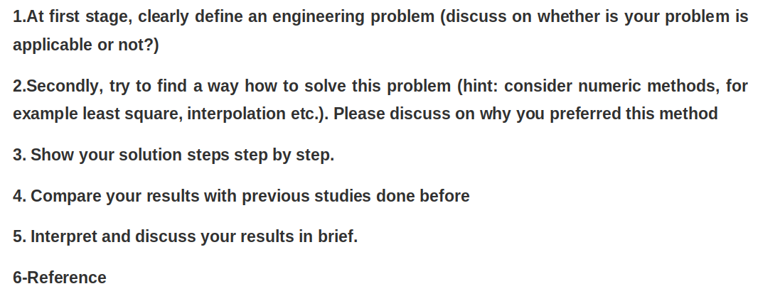Solved 1.At first stage, clearly define an engineering | Chegg.com