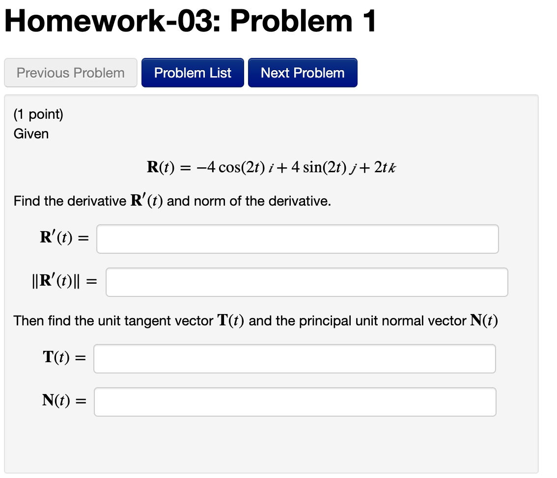 Solved Homework-03: Problem 1 Previous Problem Problem List | Chegg.com