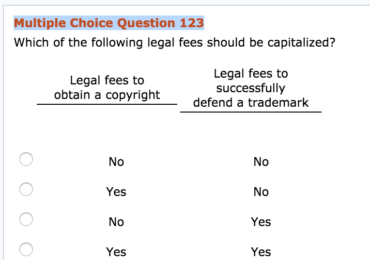 Solved Multiple Choice Question 123 Which of the following